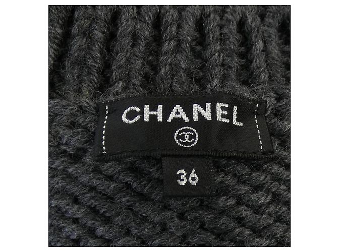 Top de punto Chanel Castaño - vista 5