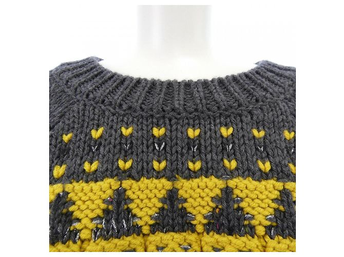 Top de punto Chanel Castaño - vista 6