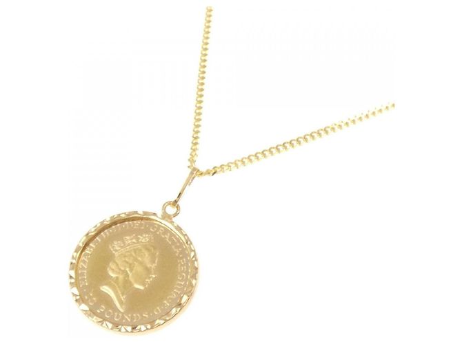 Autre Marque Au750 Münzkette Golden - Ansicht 2
