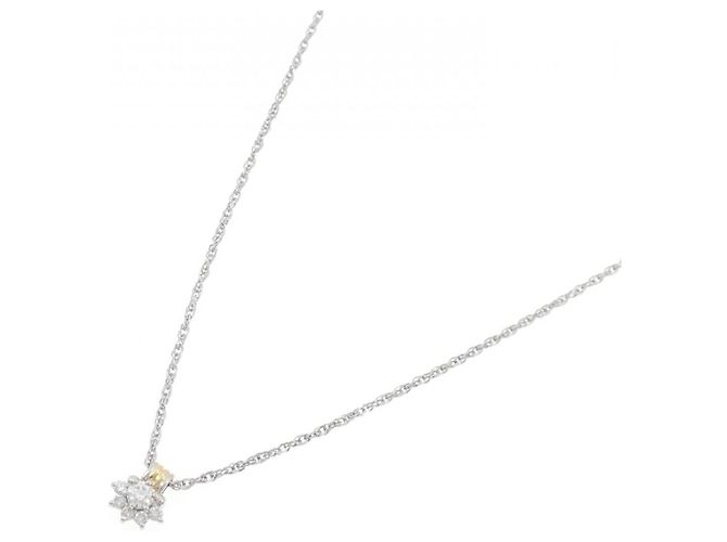 Autre Marque Collana in platino Au750 e diamanti Argento - vista 2
