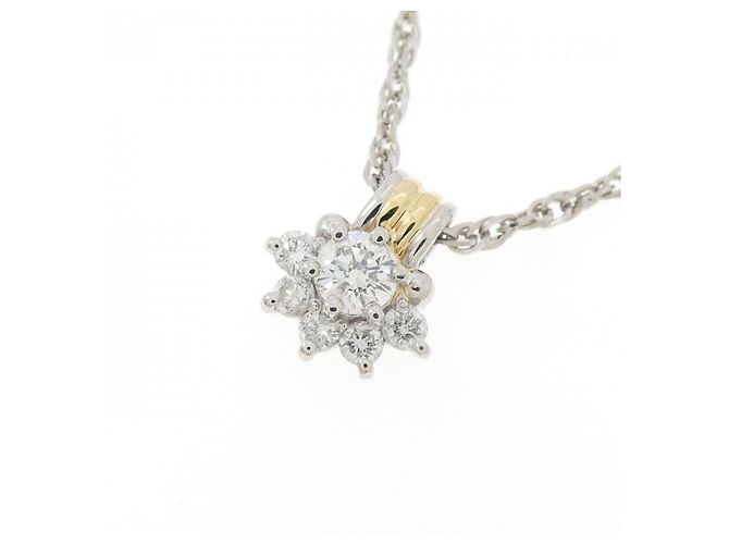 Autre Marque Collana in platino Au750 e diamanti Argento - vista 3