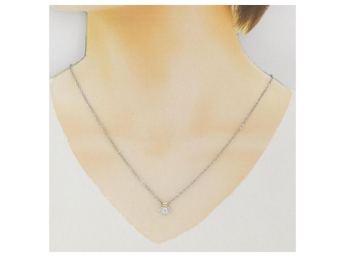 Autre Marque Collana in platino Au750 e diamanti Argento - vista 6