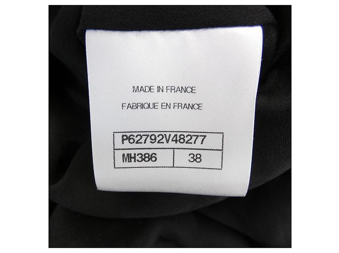 Chaqueta de lana Chanel Negro - vista 4