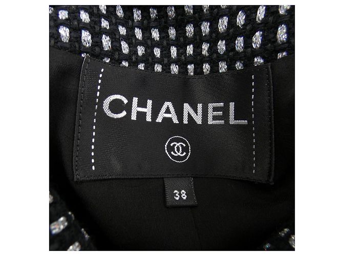Chaqueta de lana Chanel Negro - vista 5