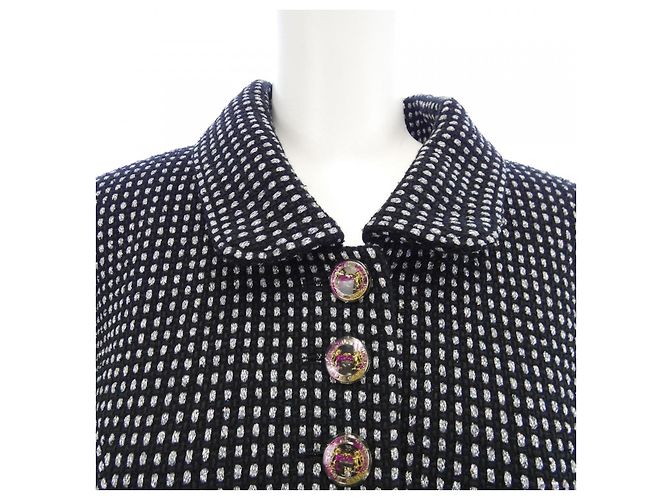 Chaqueta de lana Chanel Negro - vista 6
