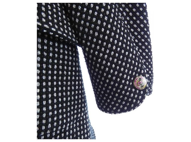 Chaqueta de lana Chanel Negro - vista 7