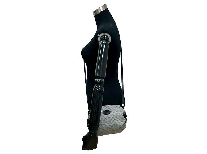Borsa a tracolla in pelle Micro GG Gucci Blu Blu navy - vista 3