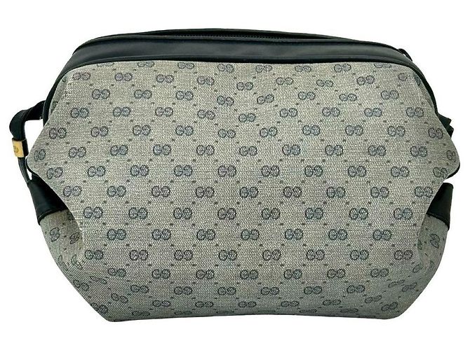 Borsa a tracolla in pelle Micro GG Gucci Blu Blu navy - vista 4