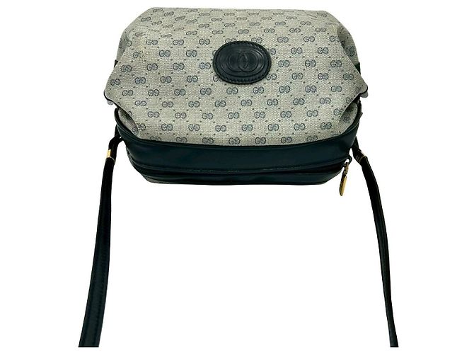 Borsa a tracolla in pelle Micro GG Gucci Blu Blu navy - vista 5