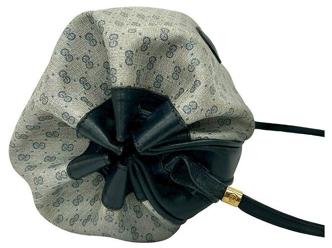 Borsa a tracolla in pelle Micro GG Gucci Blu Blu navy - vista 7