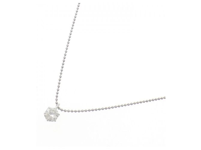 Autre Marque Collana di Diamanti PT900 PT850 Argento - vista 2