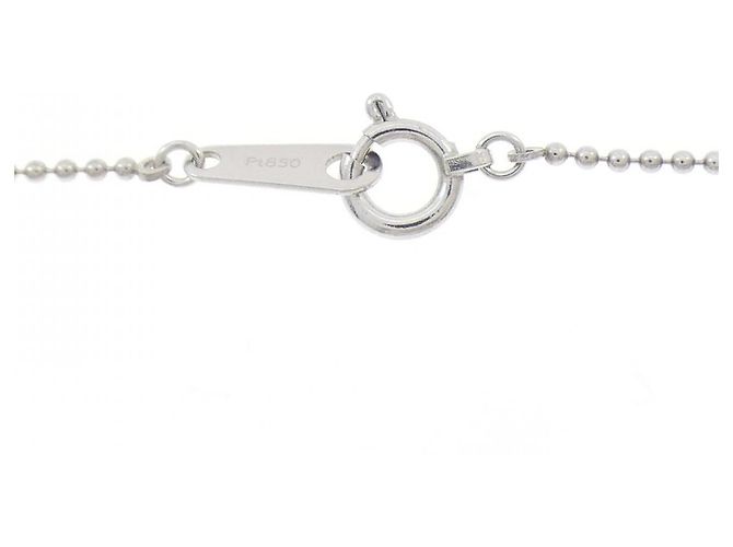 Autre Marque Collana di Diamanti PT900 PT850 Argento - vista 5
