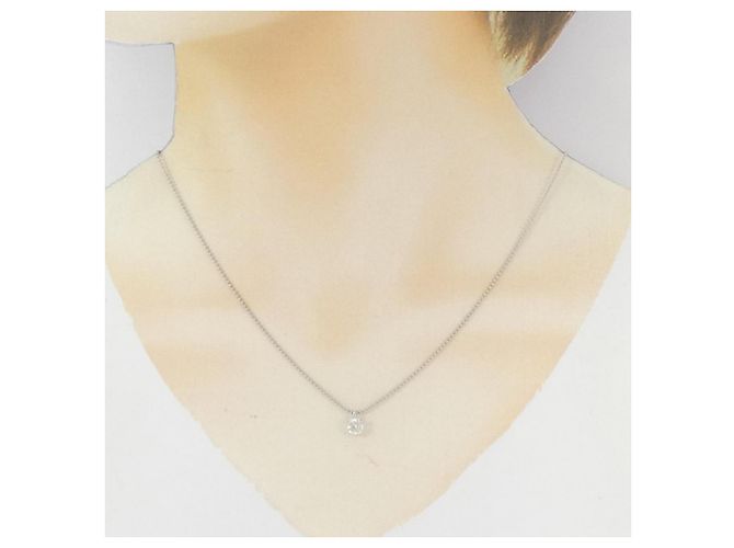Autre Marque Collana di Diamanti PT900 PT850 Argento - vista 6