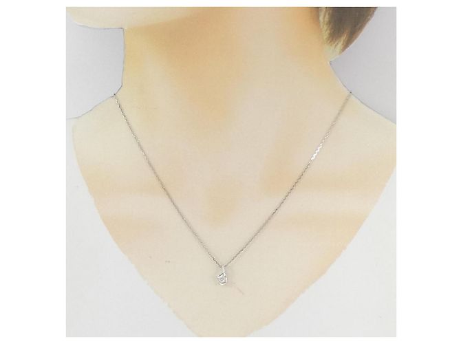 Autre Marque Collana in platino PT850 e diamanti Argento - vista 6