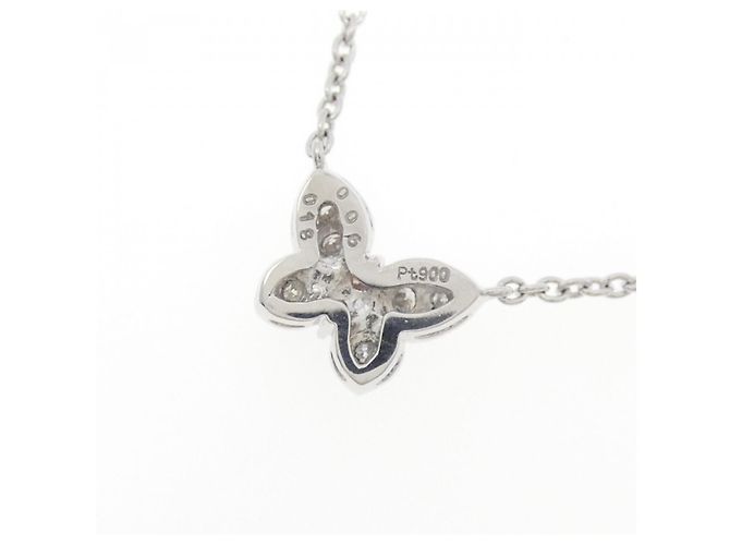 Autre Marque Collana Farfalla con Diamanti Rosa Pt900 Pt850 - vista 4