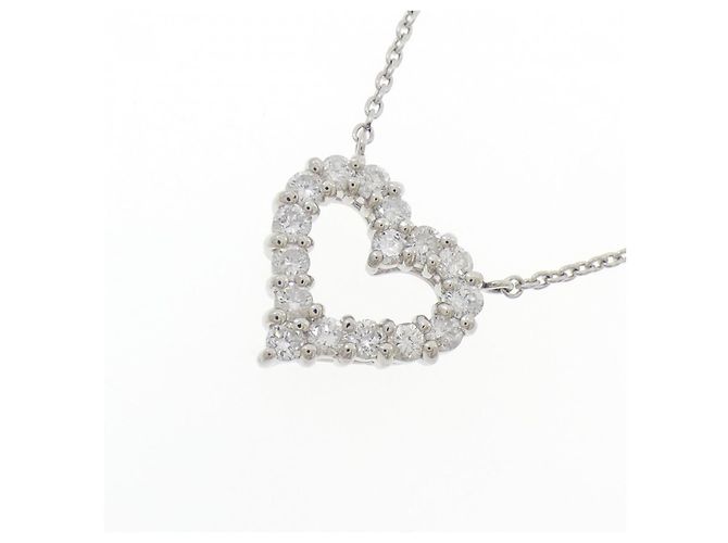 Autre Marque Collana con Diamanti Pt900/Pt850 Argento - vista 3