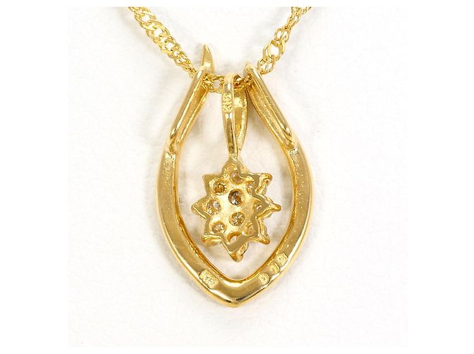 Autre Marque Collana con diamante Au750 D'oro - vista 3