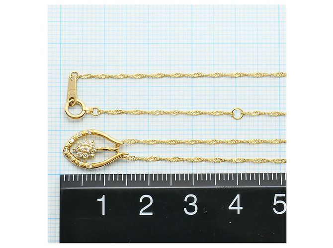 Autre Marque Collana con diamante Au750 D'oro - vista 4