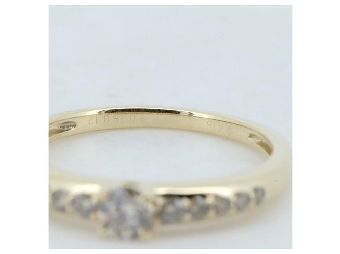 Autre Marque GSTV Brown Diamond Au750 Ring Golden - Ansicht 4