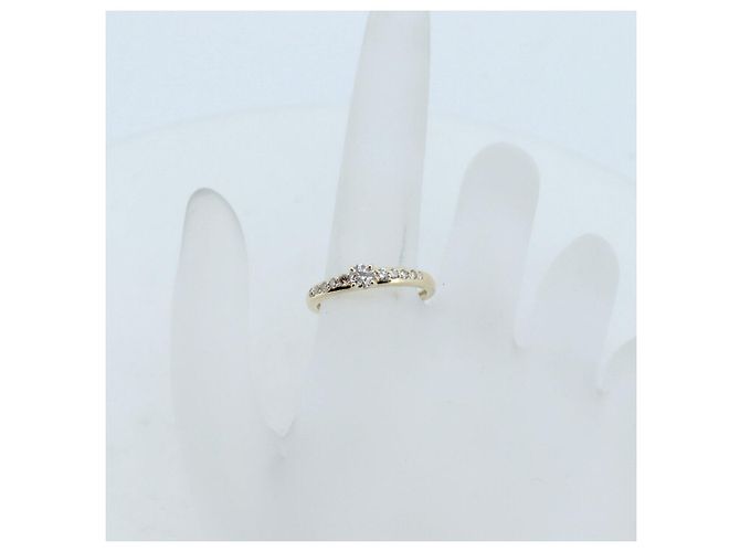 Autre Marque GSTV Brown Diamond Au750 Ring Golden - Ansicht 6
