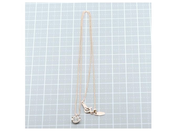 Autre Marque Collana Estelle in Oro Au750 e Diamanti Rosa - vista 6