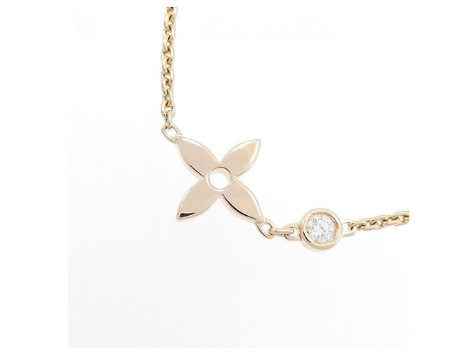 Collana Pendente Monogram Idir 750 in Oro Rosa e Diamanti Louis Vuitton - vista 3