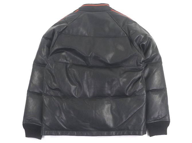 Autre Marque Chaqueta de cuero TENDERLOIN T-RACING LEATHER Negro Naranja - vista 4