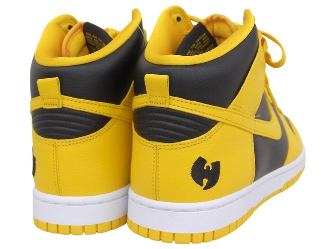 Autre Marque Sneakers alte NIKE DUNK HIGH RETRO PRM Nero Giallo - vista 5