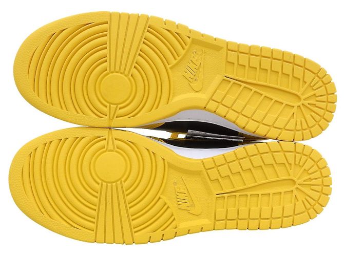 Autre Marque Sneakers alte NIKE DUNK HIGH RETRO PRM Nero Giallo - vista 6