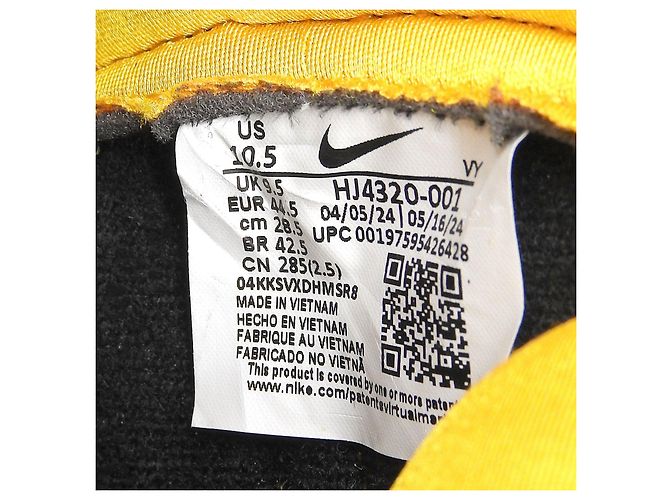 Autre Marque Sneakers alte NIKE DUNK HIGH RETRO PRM Nero Giallo - vista 8