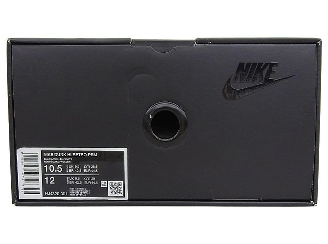 Autre Marque Sneakers alte NIKE DUNK HIGH RETRO PRM Nero Giallo - vista 9