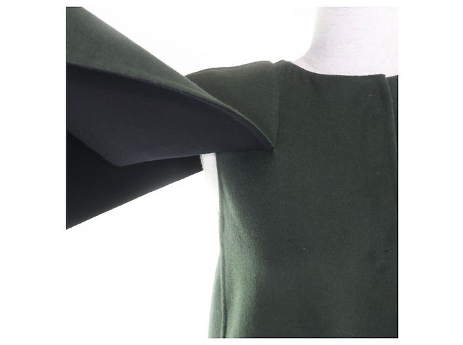 Abrigo de lana Fendi Verde - vista 5