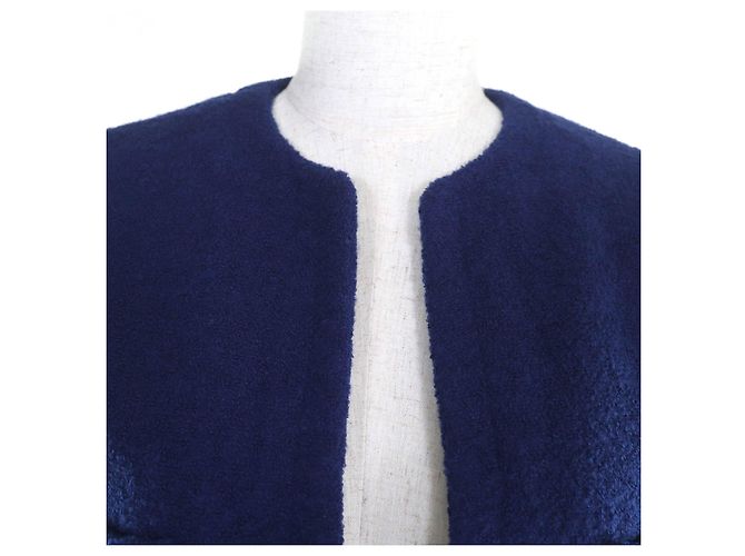 Traje de lana CHANEL BOUTIQUE Azul - vista 4