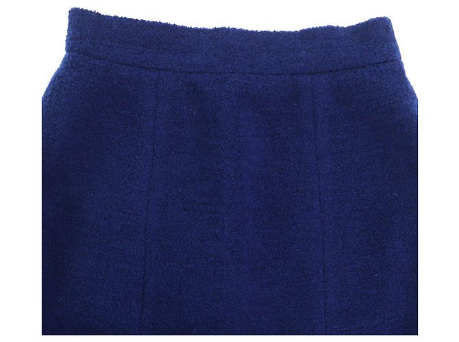 Traje de lana CHANEL BOUTIQUE Azul - vista 7