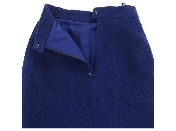 Traje de lana CHANEL BOUTIQUE Azul - vista 8