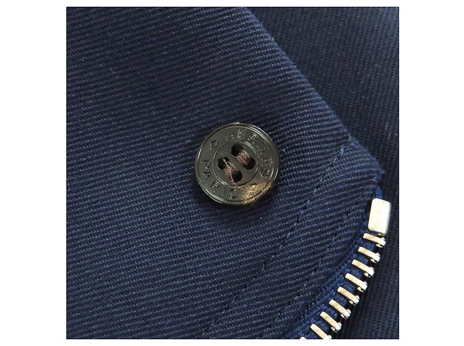 Falda de lana Hermès 34 Azul Azul marino - vista 7