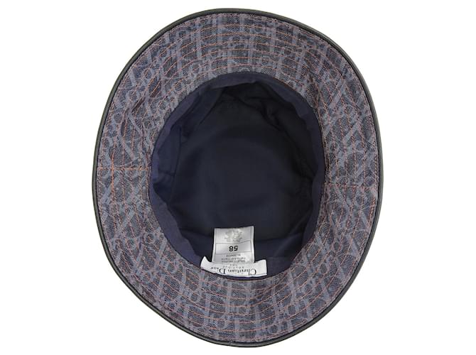 Cappello in cotone Christian Dior Blu Arancione - vista 4