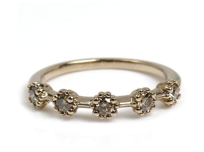 Autre Marque Kashikey Diamantring in Au750 Golden - Ansicht 3