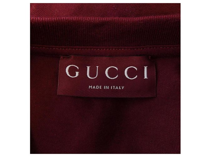 Camiseta de algodón Gucci Roja - vista 4
