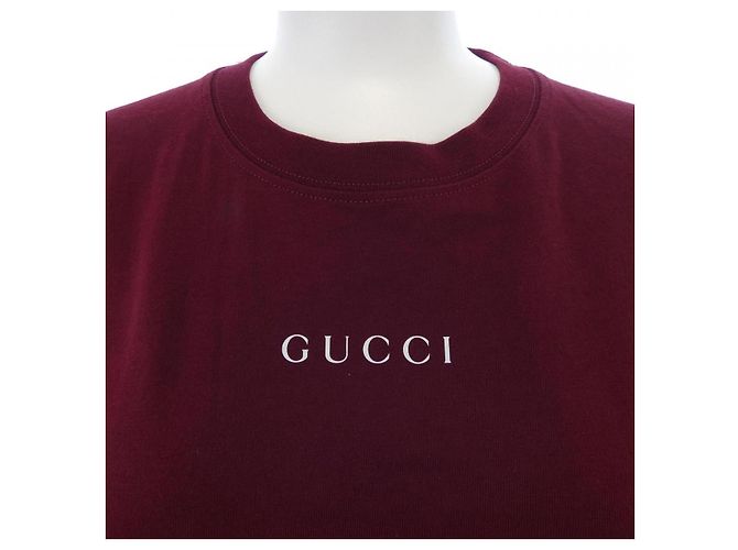 Camiseta de algodón Gucci Roja - vista 5