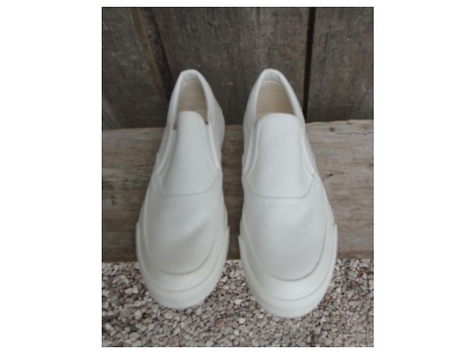 Autre Marque Baskets Slip-on Maison Kitsuné Blanches - vue 4