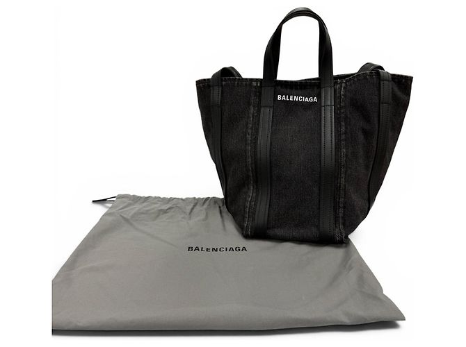 Borsa a tracolla piccola Balenciaga Everyday North-South Nero - vista 2