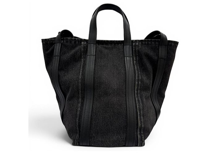 Borsa a tracolla piccola Balenciaga Everyday North-South Nero - vista 3