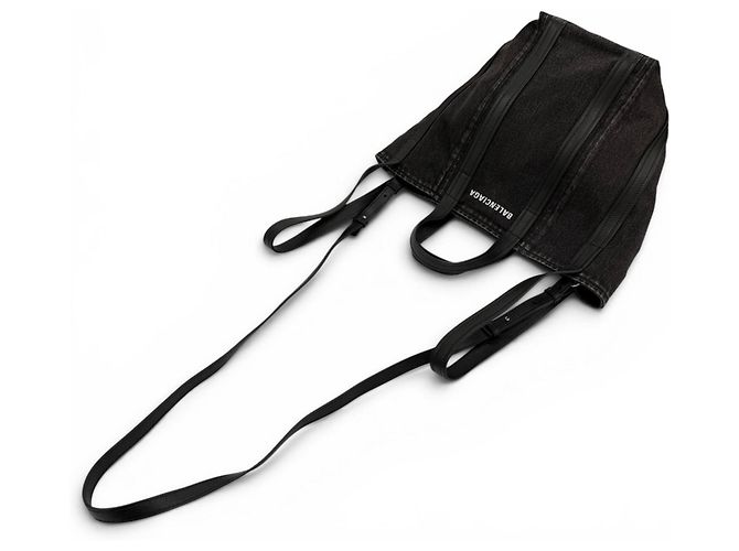 Borsa a tracolla piccola Balenciaga Everyday North-South Nero - vista 8