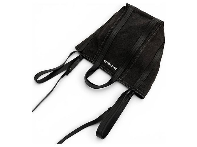 Borsa a tracolla piccola Balenciaga Everyday North-South Nero - vista 9