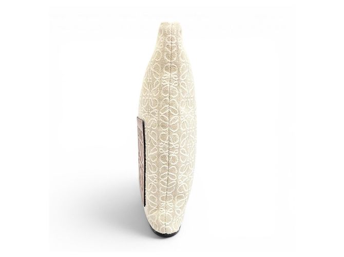 Clutch Oblong Loewe Marrone Beige - vista 4