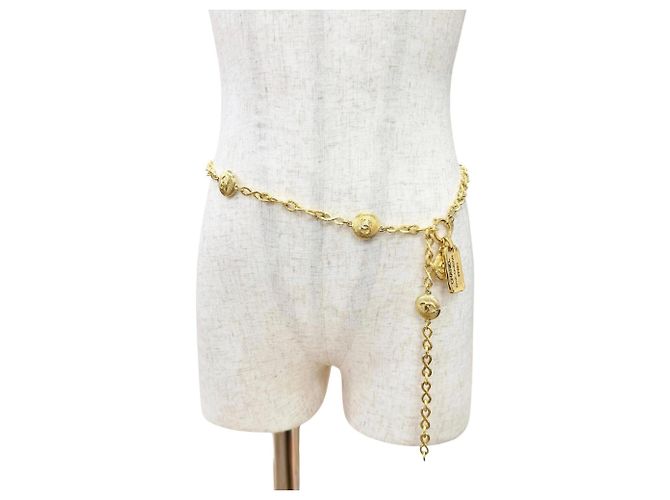 Chanel Vintage 31 Rue Cambon Coco Button Chain Belt Golden - Ansicht 2