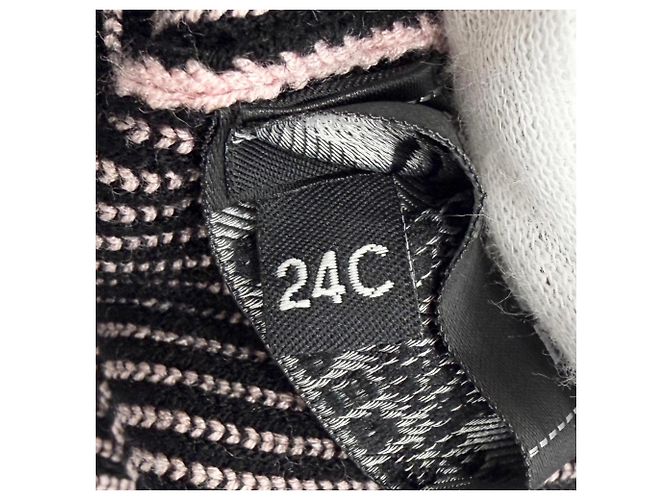 Chanel 24C Gamaschen aus der Cruise Collection Schwarz Pink - Ansicht 7