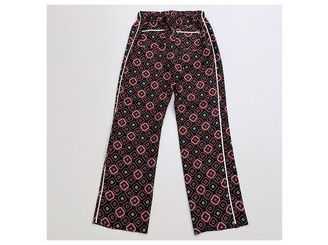 Autre Marque F.R.S For Restless Sleepers Pantalones Palazzo de Seda Estampados - vista 3