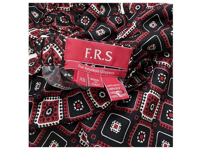 Autre Marque F.R.S For Restless Sleepers Pantalones Palazzo de Seda Estampados - vista 4